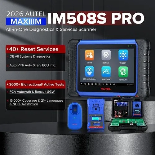 Диагностический сканер Autel MaxiIM IM508S XP400PRO Key Programming Diagnostic S