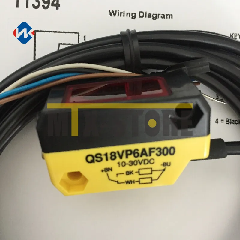 Фотоэлектрический датчик Photoelectric Sensor Banner QS18VP6AF300 iw