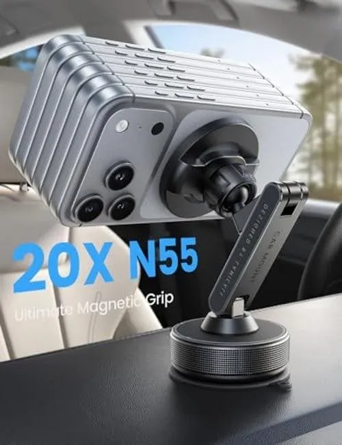 Вакуумная присоска Car Phone Holder Mount Ultra Nano Gel & 70+LBS Vacuum Suction — фото лота 1