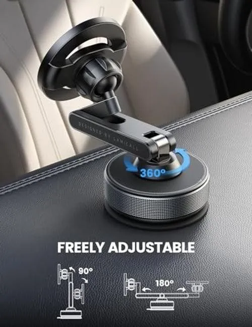 Вакуумная присоска Car Phone Holder Mount Ultra Nano Gel & 70+LBS Vacuum Suction — фото лота 2