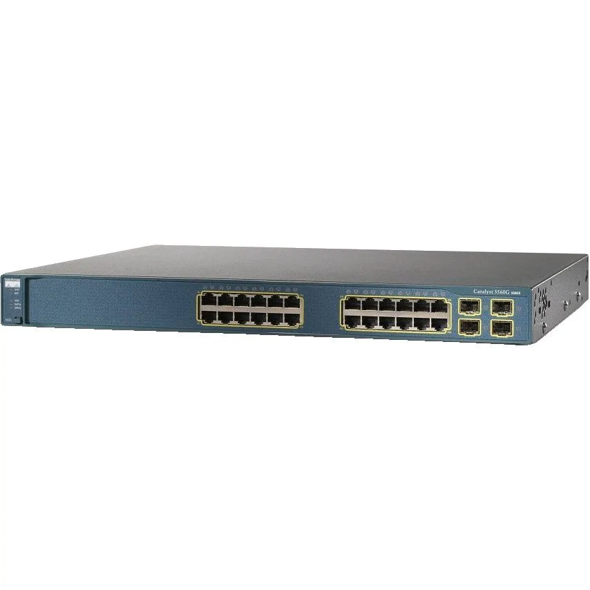 Коммутатор Cisco Catalyst 3560 Series 24 Port Gigabit Switch WS-C3560G-24TS-S