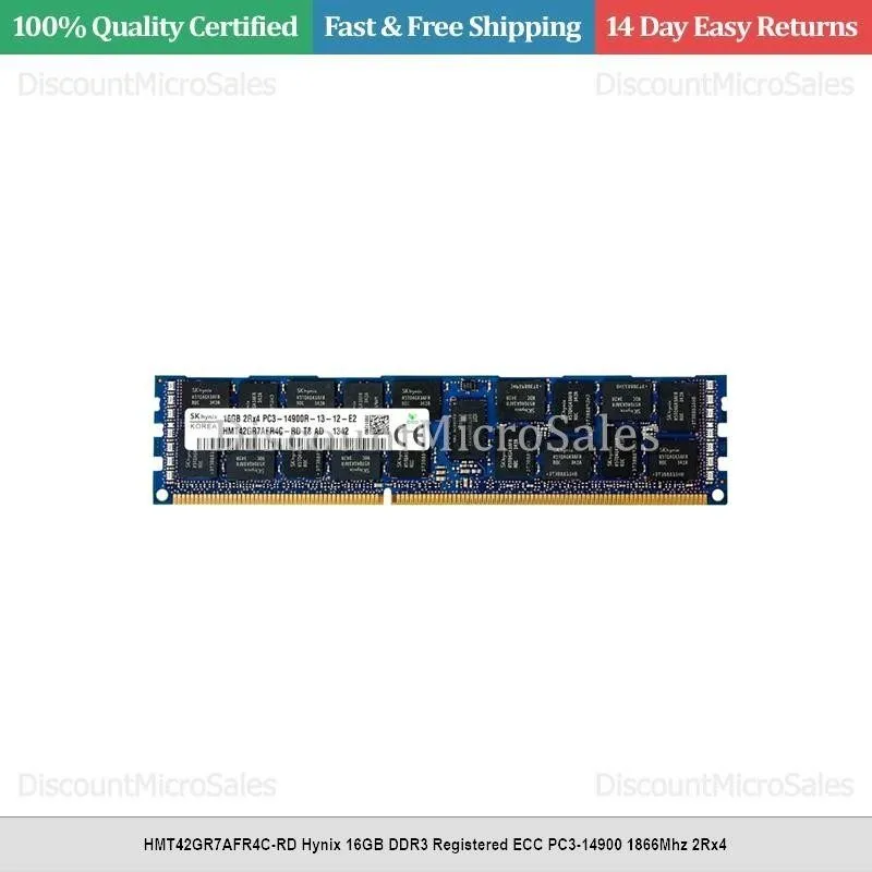 Модуль памяти 16GB SK Hynix Server RAM DDR3 PC3-14900R-13-13-E2 HMT42GR7AFR4C-RD