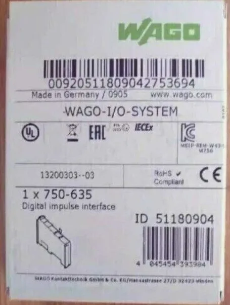 Модуль Wago 750-635 Digital Impulse Interface Module