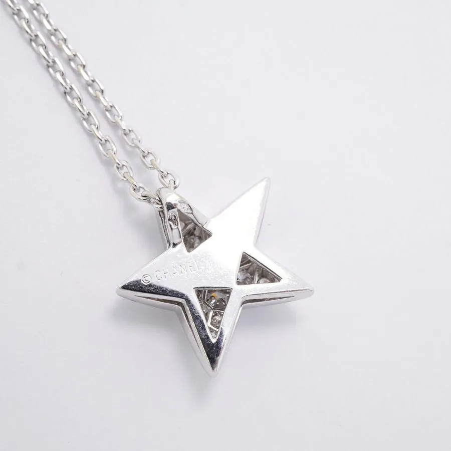 Измерительный инструмент Chanel Comet Star Necklace, Large, 18K White Gold, Diam — фото лота 1