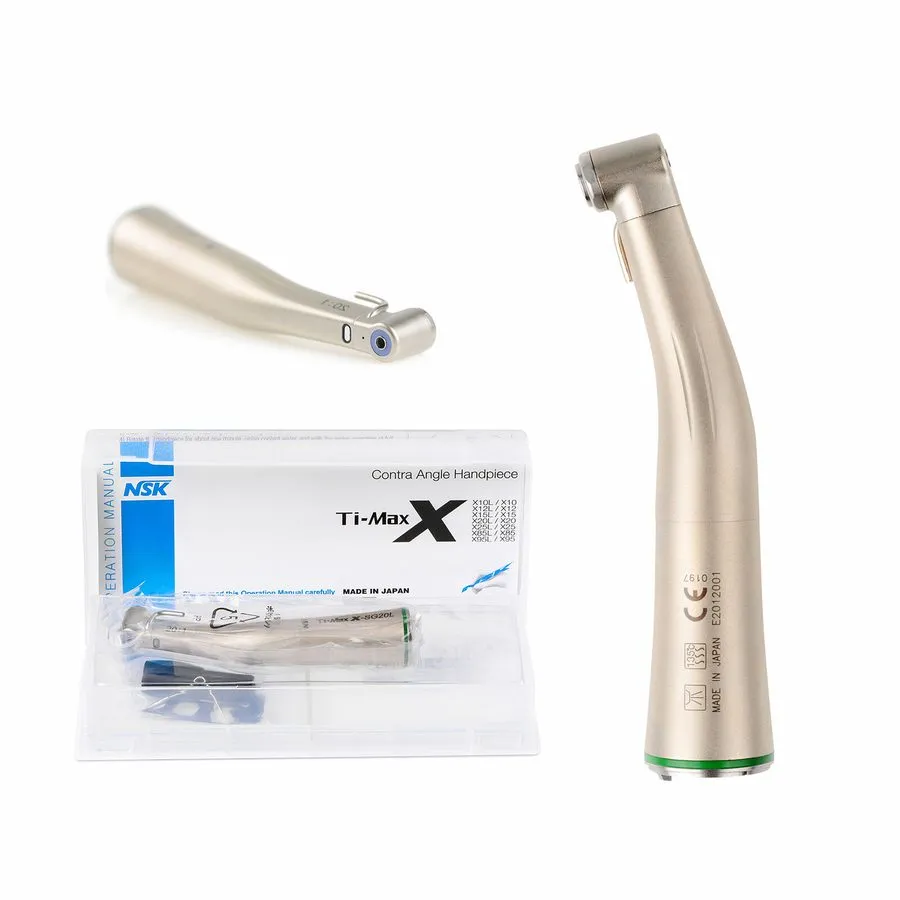 Стоматологический наконечник Dental Ti-Max 20:1 Fiber Optic Implant Contra Angle — фото лота 2