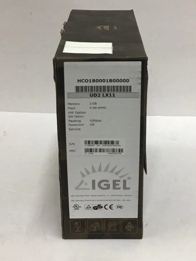 Тонкий клиент IGEL UD2-LX11 Thin Client M250C OS 11 2GB 4GB HCO1B0001B00000