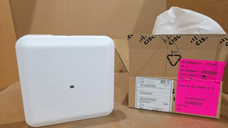 Точка доступа Wi-Fi Cisco AIR-AP3802I-Z-K9 802.11ac Wave 2 Dual Band Access Poin