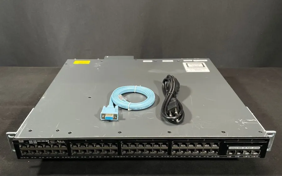 Коммутатор Cisco WS-C3650-48FD-L V03 48-Port PoE+ Gigabit Ethernet Switch 2x 10G