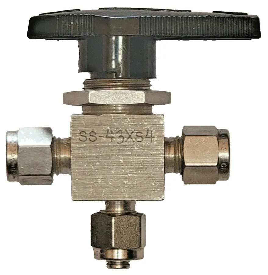 Клапан Whitey Swagelok SS-43XS4 1/4" Ball Valve 2500 PSI Stainless Steel NOD