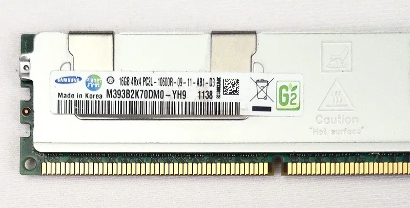 Модуль памяти M393B2K70DM0-YH9 Samsung 16GB DDR3 Registered ECC PC3-10600 1333Mh