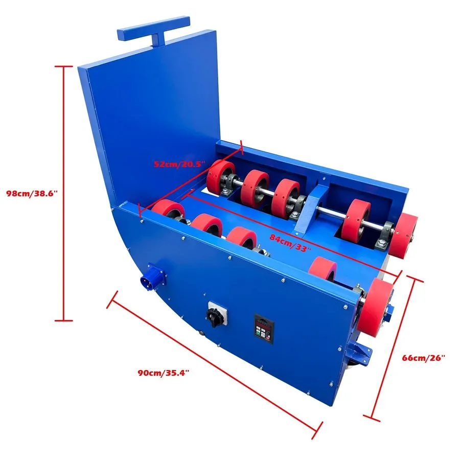 Мешалка 485LBS Electric Iron Drum Rotator Mixer Agitator Grease Paint Mixing 110 — фото лота 2