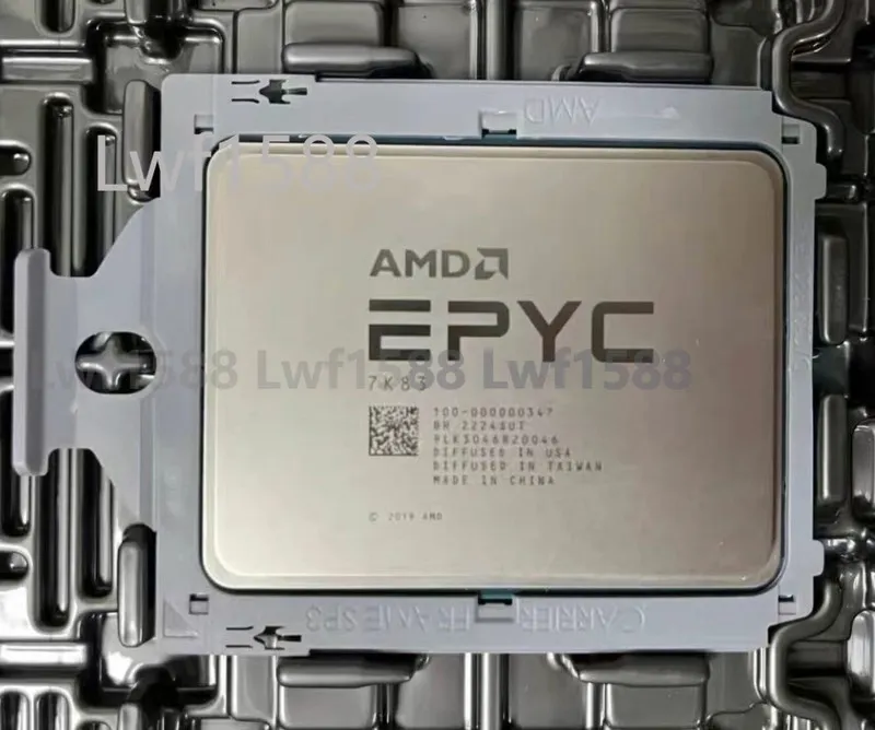 Процессор AMD EPYC 7K83 CPU 7763 2.45GHz 64 core 280W SP3 processor Unlocked edi