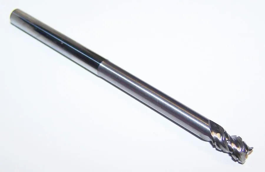 Режущий инструмент 1/4" CARBIDE END MILL 3 FLUTE EXTENDED REACH Destiny Tool DR3 — фото лота 1
