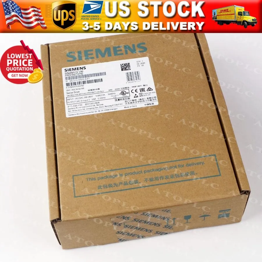 Частотный преобразователь Siemens SINAMICS V90 6SL3210-5FB10-4UF1