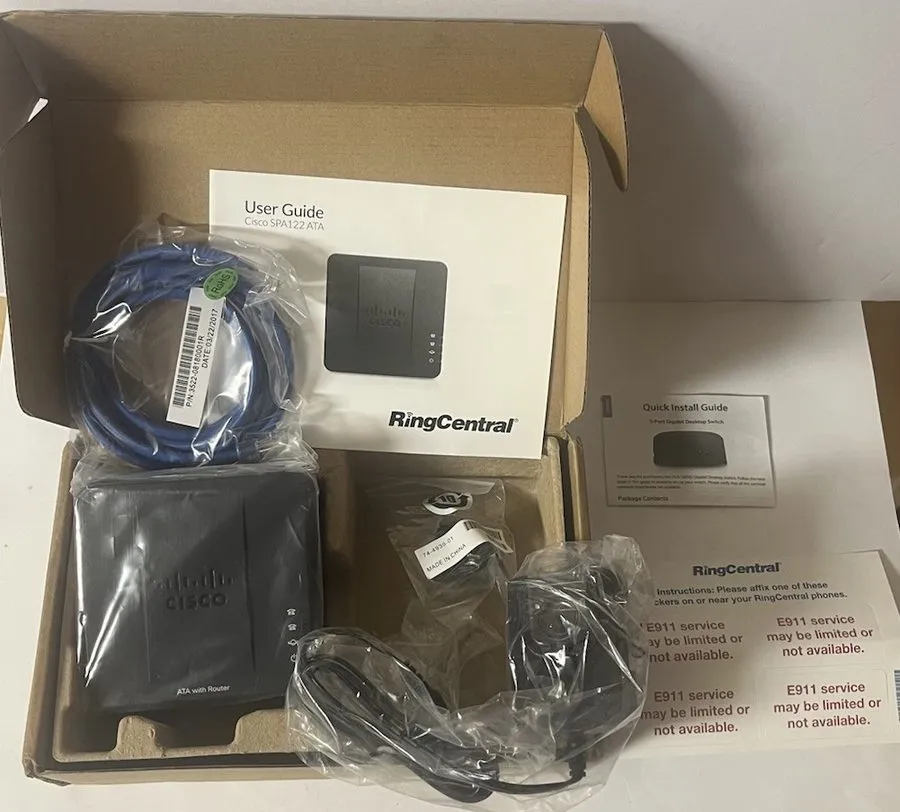 VoIP-шлюз Cisco SPA122 ATA SIP V05 ATA with router