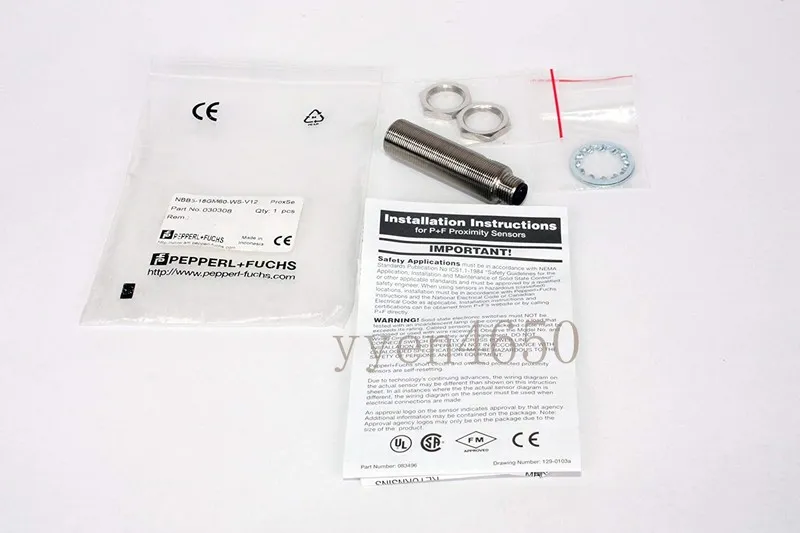 Датчик приближения Pepperl & Fuchs Proximity Sensor NBB5-18GM60-WS-V12 20-250VAC