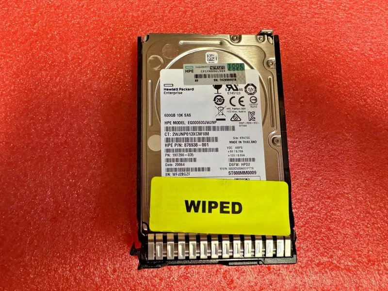 Жёсткий диск HPE 600GB SAS 12G 10K SFF DP HDD EG000600JWJNP ST600MM0009