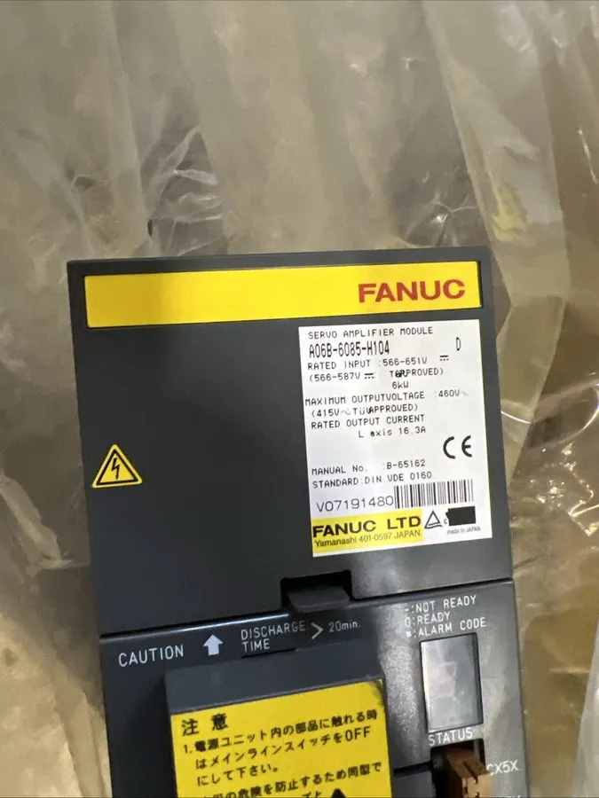 Сервоусилитель Fanuc Servo Drive A06B-6085-H104 — фото лота 2