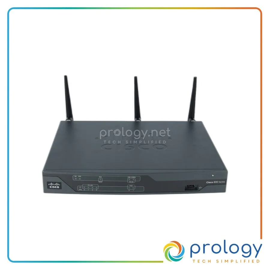 Маршрутизатор Cisco 881W 4-Port 10/100 Wireless N Router (C881W-A-K9)