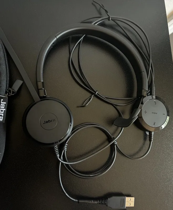 VoIP-шлюз Jabra HSC060 / ENC060 Wired Headset USB-A Dual Black w/ Carrying Bag