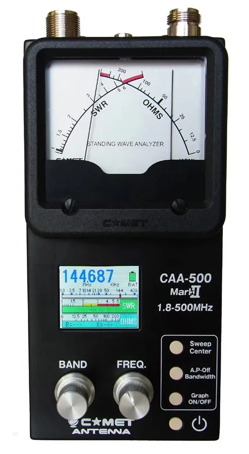 Измерительный инструмент COMET CAA-500 Mark II 1.8-500 MHZ Graphic and Analog An
