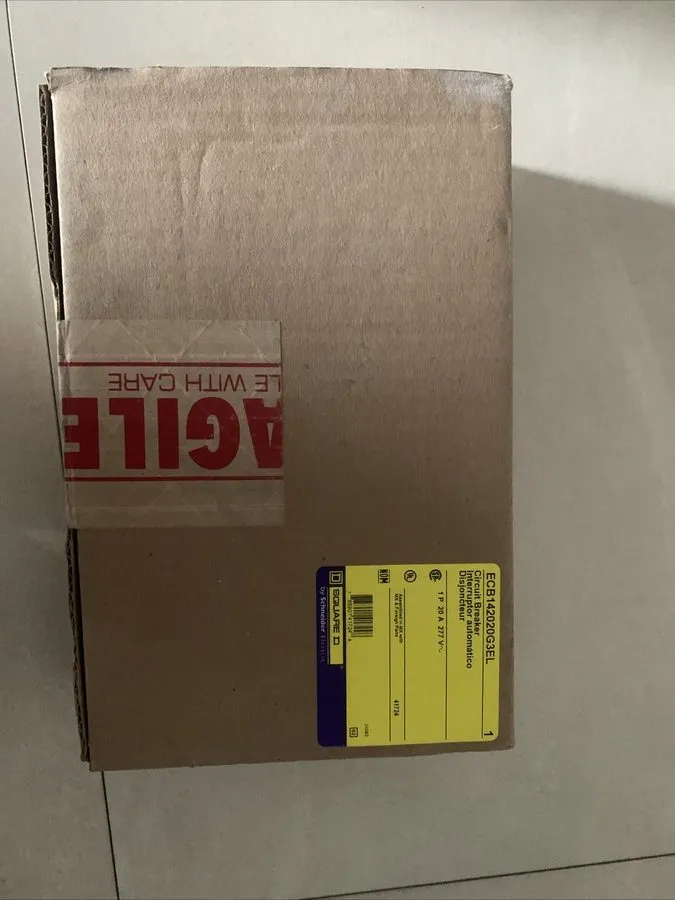 Автоматический выключатель ECB142020G3EL Square D Bolt-On 480V 20A 1 pole circui — фото лота 1