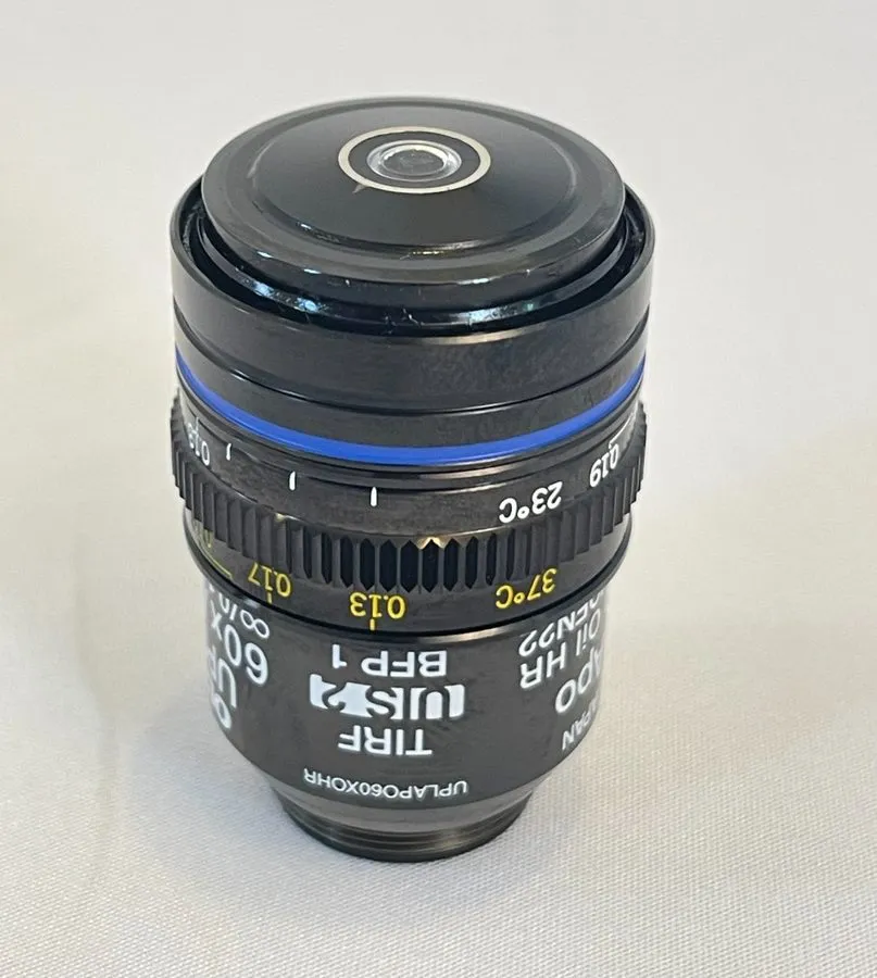 Объектив микроскопа Olympus UPlanApo TIRF 60X/1.50 NA Oil HR, OFN 22/UIS2/BFP1 M — фото лота 1