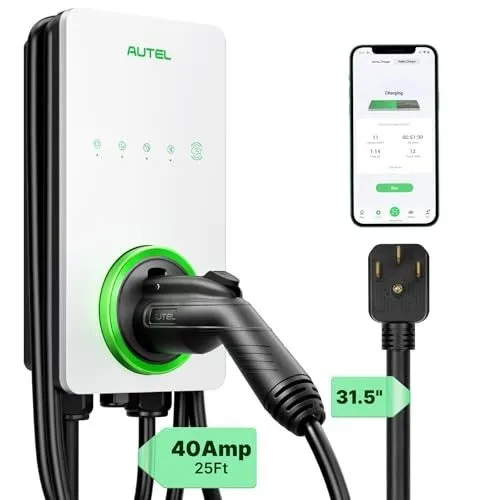 Аккумулятор Autel MaxiCharger Level 2 EV Charger 40A 240V NEMA14-50