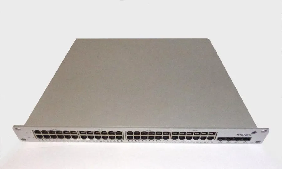 Коммутатор Cisco Meraki MS42P 48-Port Gigabit PoE Switch with 10G SFP+ Uplinks