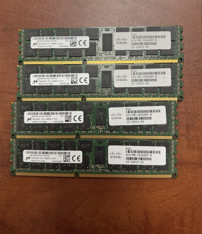 Модуль памяти Micron MT36KSF2G72PZ-1G6E1HF 16 GB PC3L-12800R DDR3-1600 SDRAM Ser