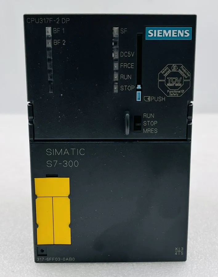 ПЛК SIEMENS 6ES7 317-6FF03-0AB0 SIMATIC S7-300 CPU 317F-2 DP OK