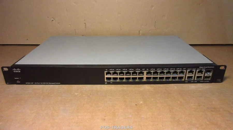 Коммутатор Cisco SF300-24P 24-Port 10/100 PoE Managed Ethernet Switch