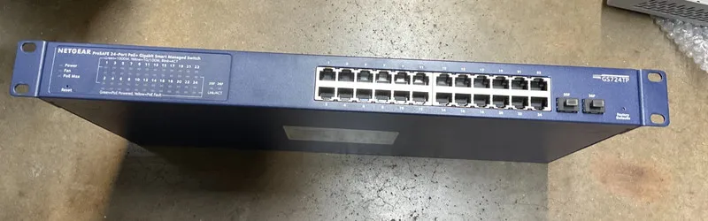 Коммутатор Netgear GS724TP-300NAS 24 Port PoE SFP Gigabit Ethernet Smart Managab