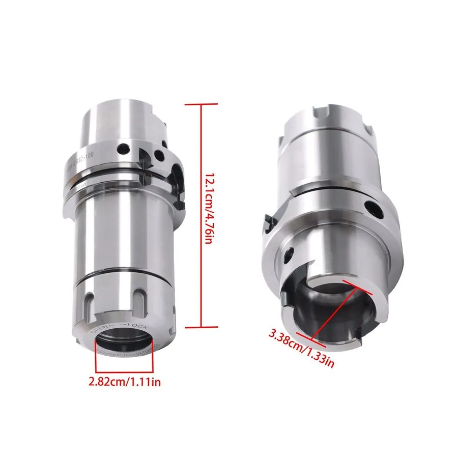 Режущий инструмент HSK63A-ER32-100 Collet Chuck Tool Holder CNC Machine HSK 63A 