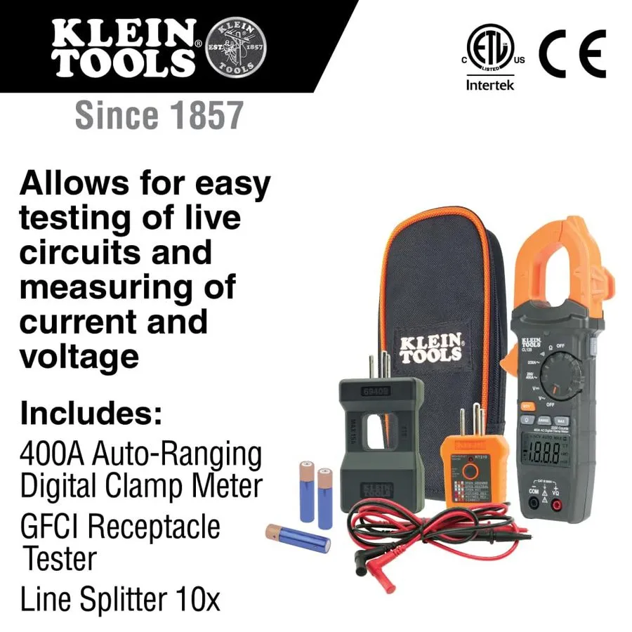 Тестер Klein Tools CL120KIT Clamp Meter Electrical Test Kit