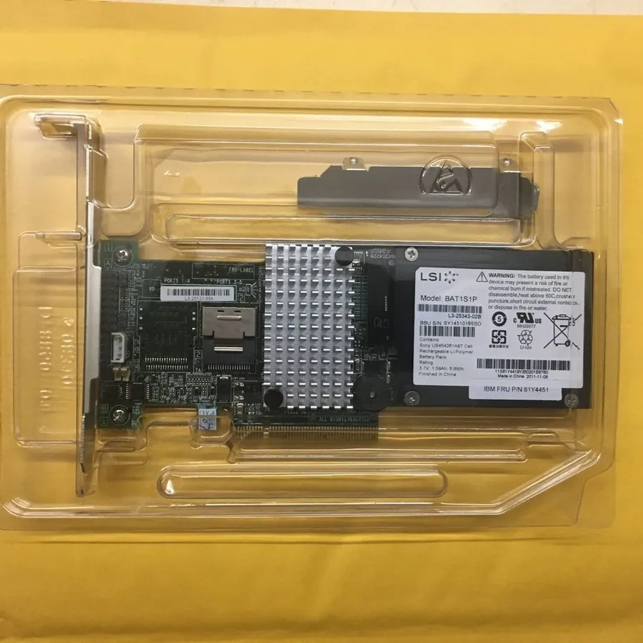 Контроллер LSI Logic MegaRAID 9260-4i 6Gb/s 4-Port PCIe SAS SATA RAID Controller