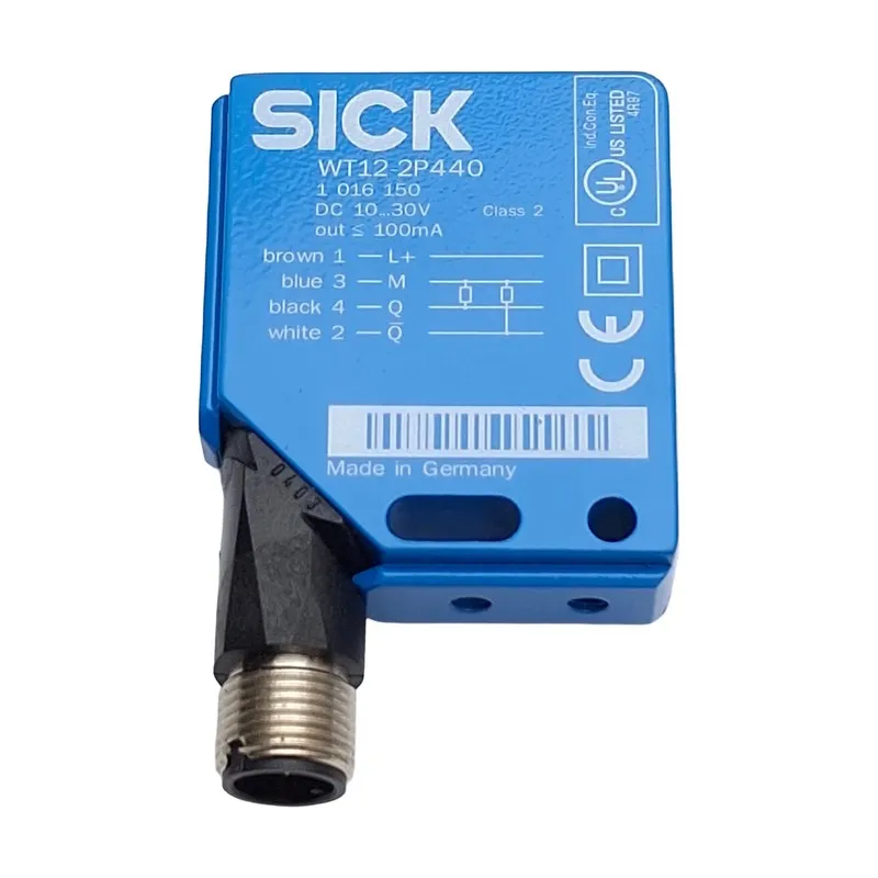 Датчик приближения SICK WT12-2P440 PLC PHOTOELECTRIC PROXIMITY SENSOR, PNP, RED 
