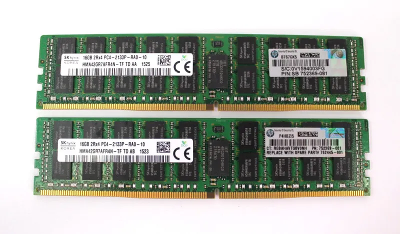 Модуль памяти 16GB SK Hynix DDR4-2133P ECC 2Rx4 SERVER RAM PC4-2133P-RA0-10
