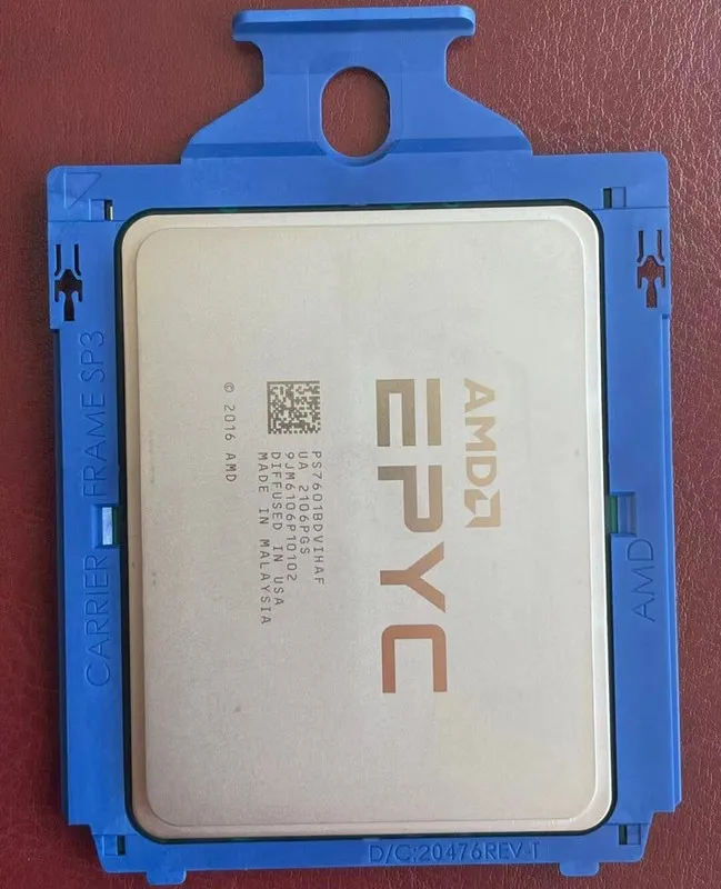 Процессор AMD EPYC 7601 CPU Socket SP3 32 Cores 64 Threads 2.2GHz 64MB L3 Cache 