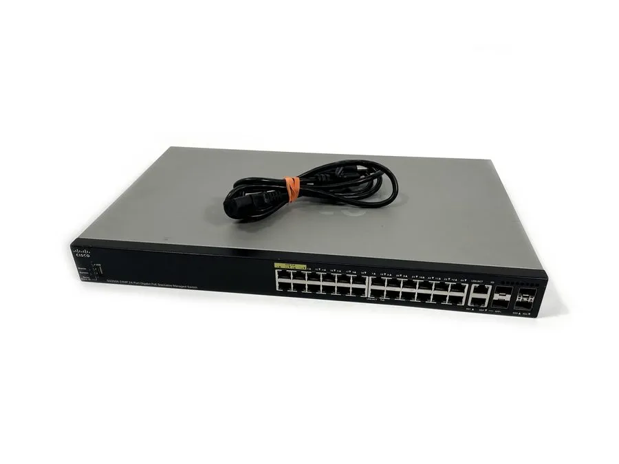Коммутатор CISCO SG350X-24MP-K9 24 port Gigabit PoE Stackable Network Switch