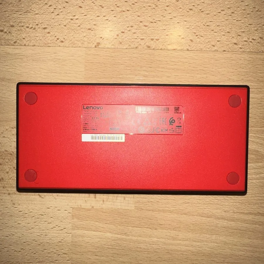 Док-станция Lenovo ThinkPad USB-C Dock Gen 2 Laptop Dock LDC-G2 W/ Cables and ch