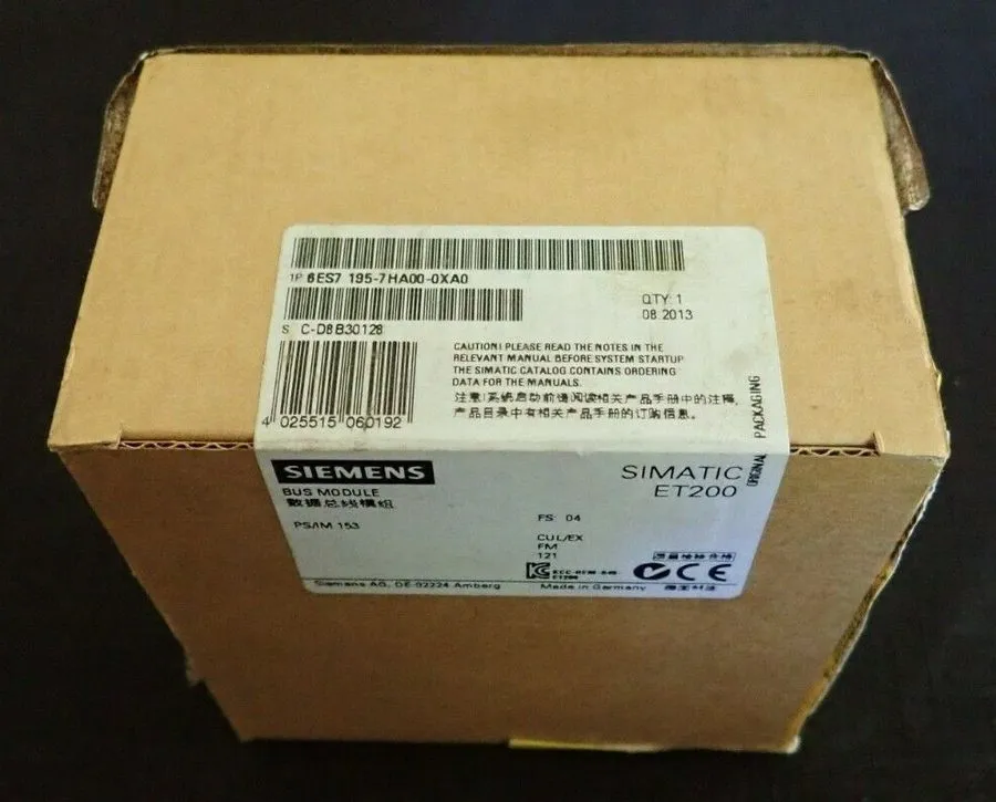 Модуль ввода-вывода Siemens Bus Module 6ES7195-7HA00-0XA0