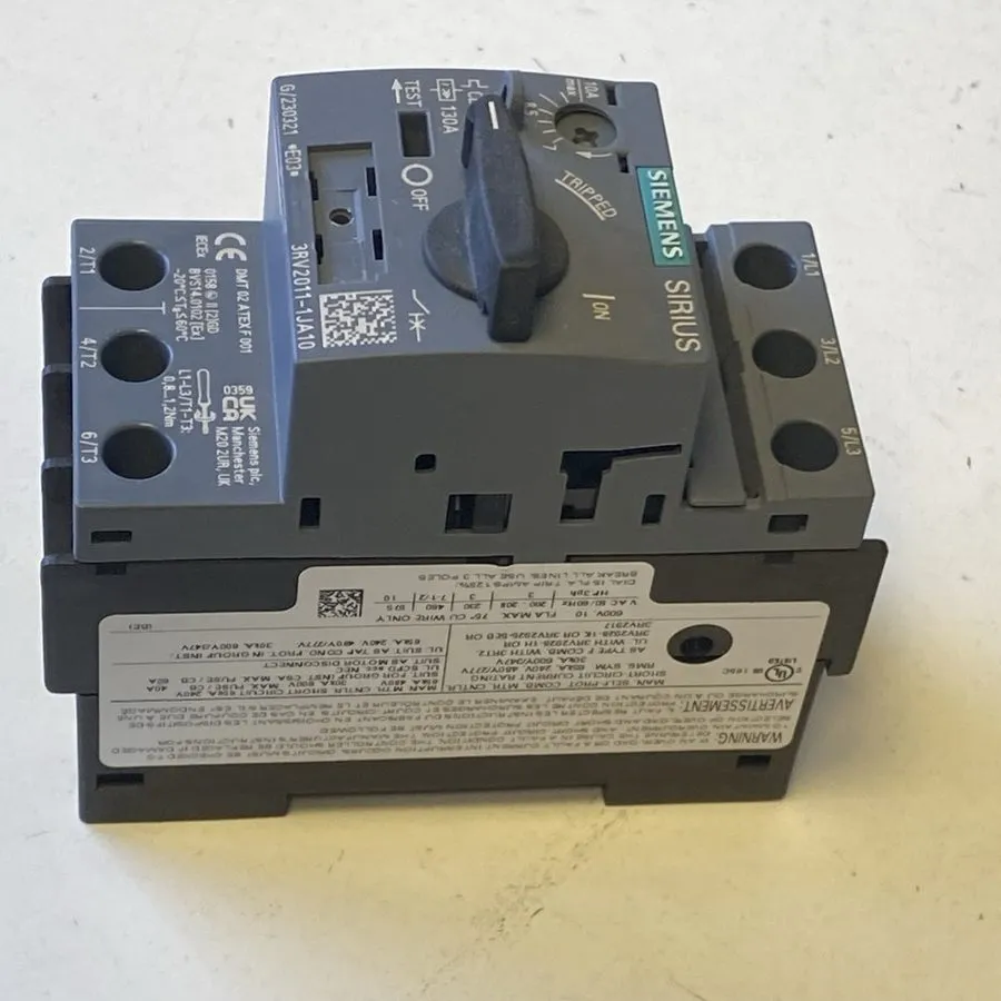 Автоматический выключатель Siemens 3RV2011-1JA10 Motor Protection Circuit Breake — фото лота 1