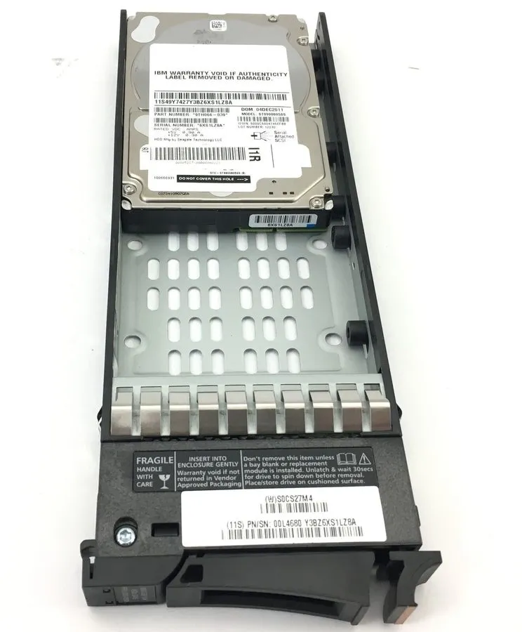 Жёсткий диск IBM 00Y2684 00L4568 900GB SAS 6GBPS 10K RPM 2.5" SFF V7000 HDD Hard