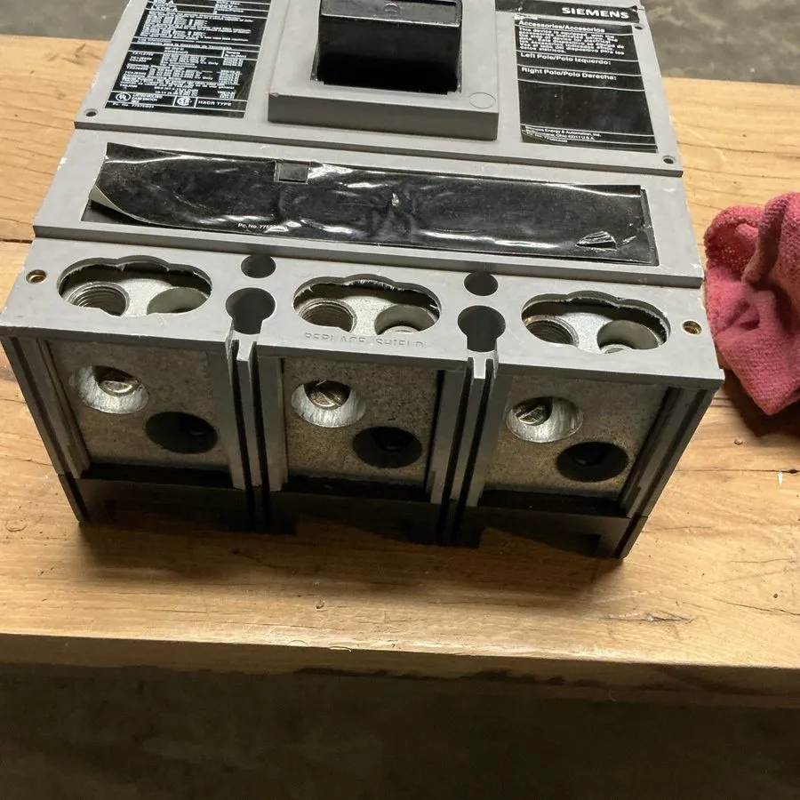 Автоматический выключатель Siemens lxd63s600a Sentron Series 600A 600V 3P Circui — фото лота 1