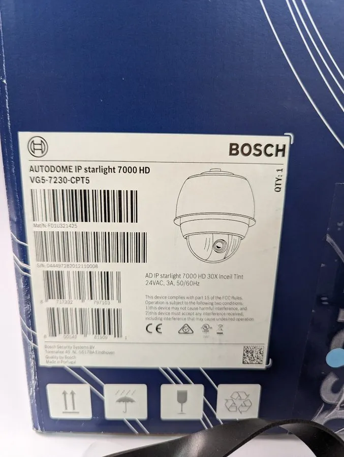 Камера Bosch Autodome Security Camera VG5-7130-CPT4 (C) — фото лота 1