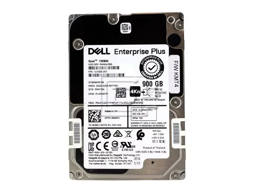 Жёсткий диск Seagate ST900MP0166 Dell 6G6PJ 900GB 2.5in 12Gbps 15K RPM 4Kn SED S — фото лота 1