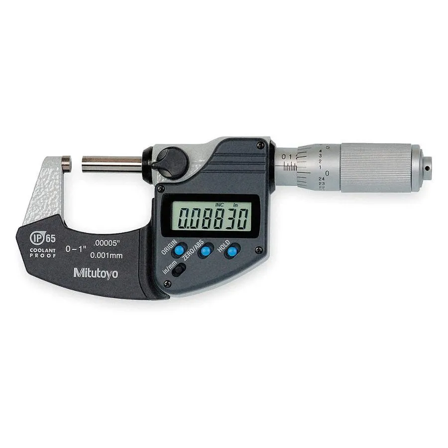 Микрометр MITUTOYO 293-344-30CAL Electronic Micrometer,1 In,Cert 1ARD4 — фото лота 1