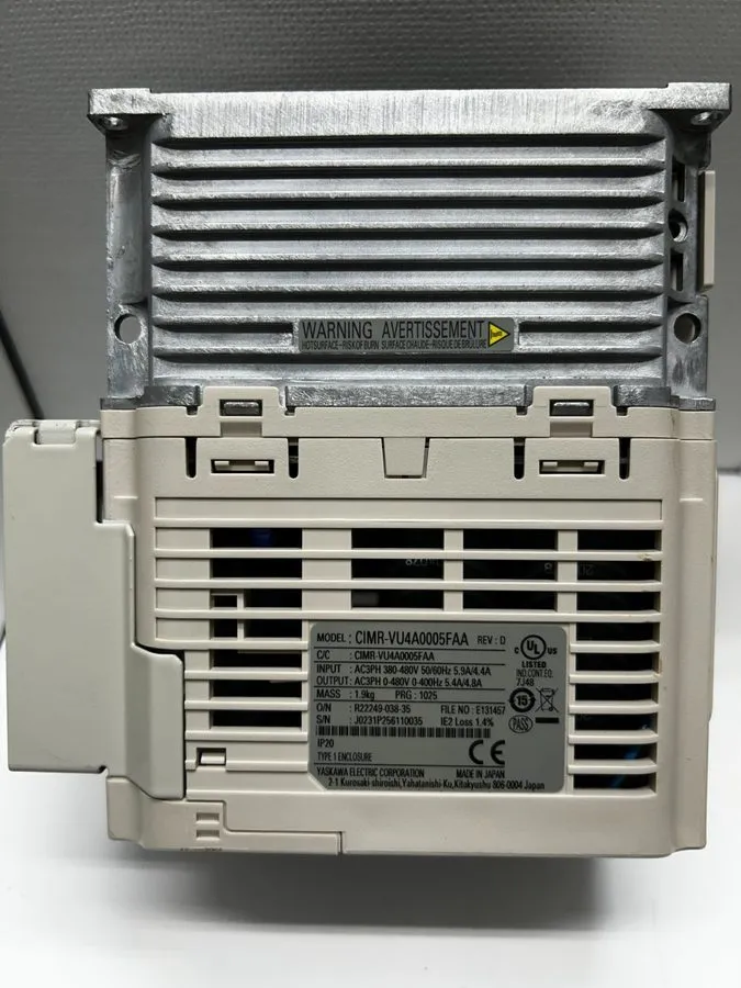 Частотный преобразователь YASKAWA V1000 CIMR-VU4A0005FAA " PRE-OWNED'