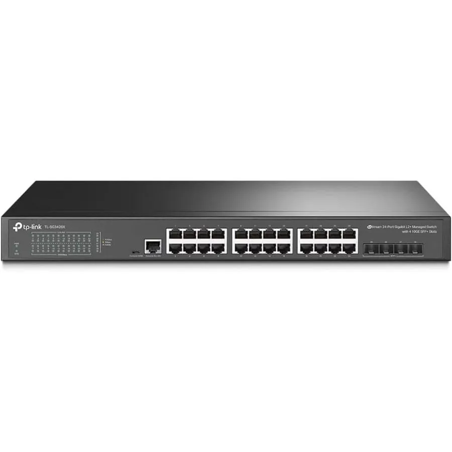 Коммутатор TP-Link SG3428X Omada 24-Port Gigabit L2+ Managed Switch 4 10GE SFP+ — фото лота 1